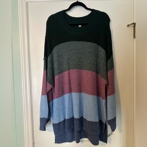 American Eagle Dreamspun Color Block Sweater